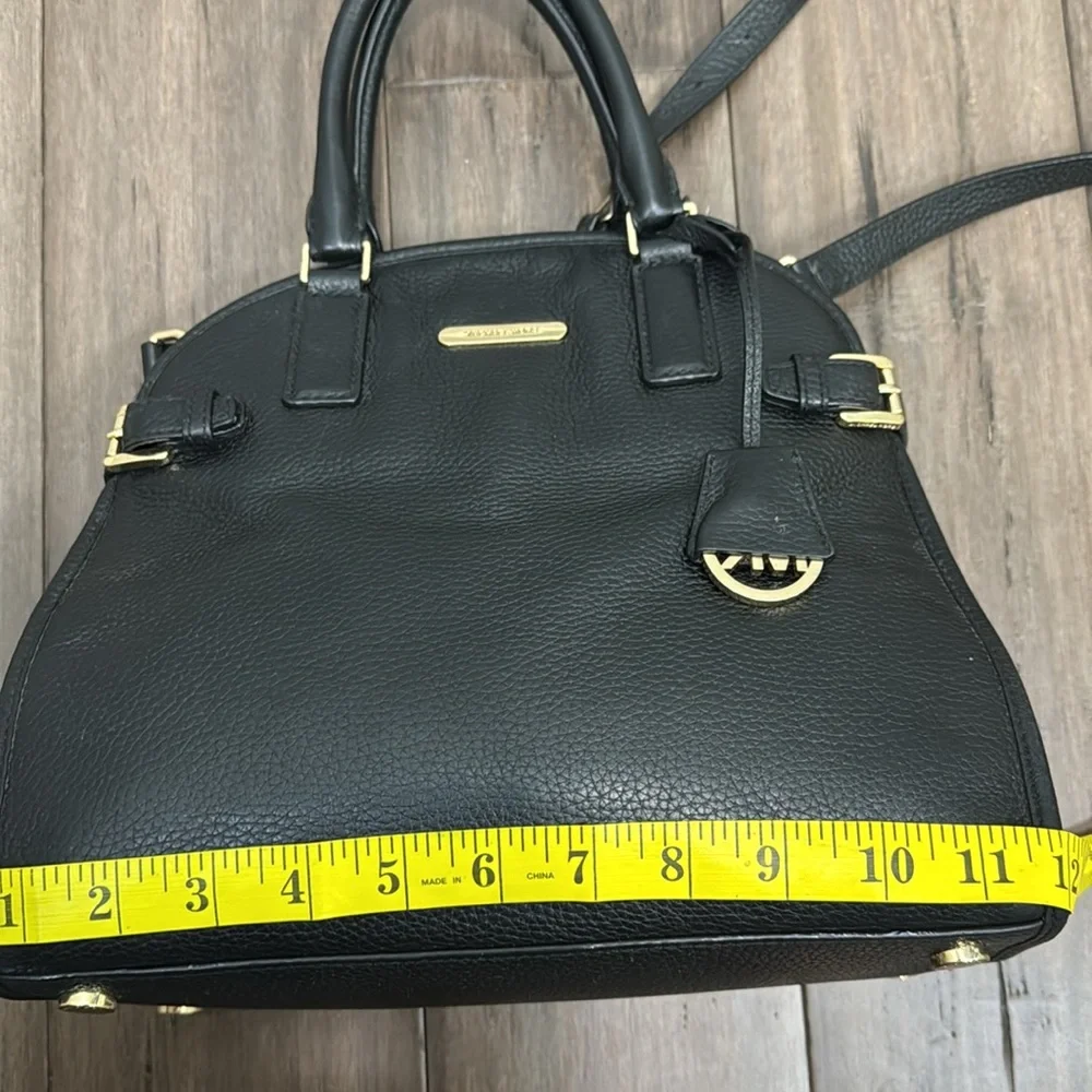Michael Kors Black and‎ Gold Satchel with Elegant Design